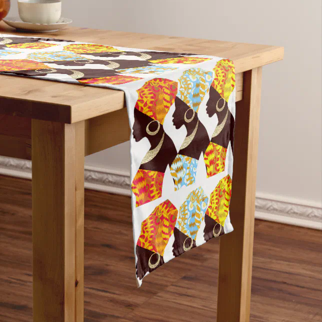 Appreciation For African Women Short Table Runner | Zazzle