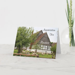 Appreciation -for Pastor Thank You Card