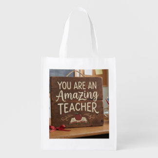 Appreciation for teachers grocery bag
