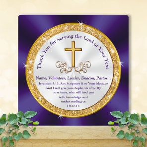 Appreciation Gifts for Church Leaders, Volunteers, Plaque