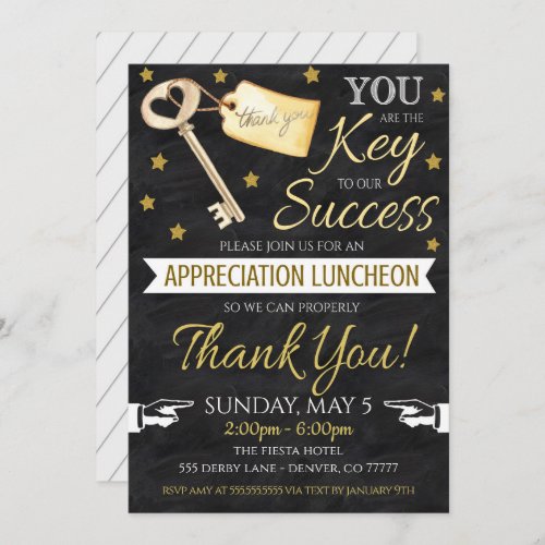 Appreciation Invitation