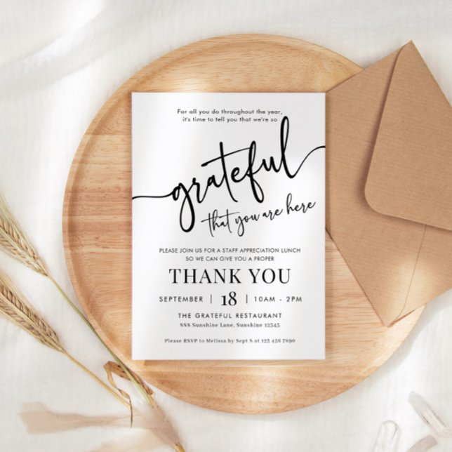 Appreciation Invitation, Grateful For You Invite (Creator Uploaded)