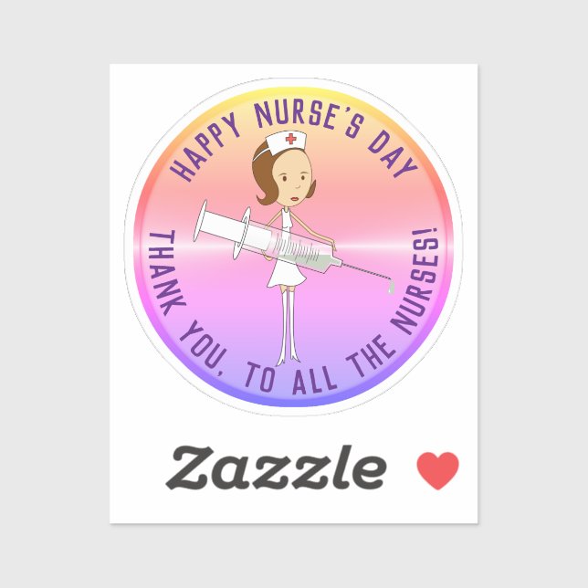 Appreciation Nurse's Day  Sticker (Sheet)