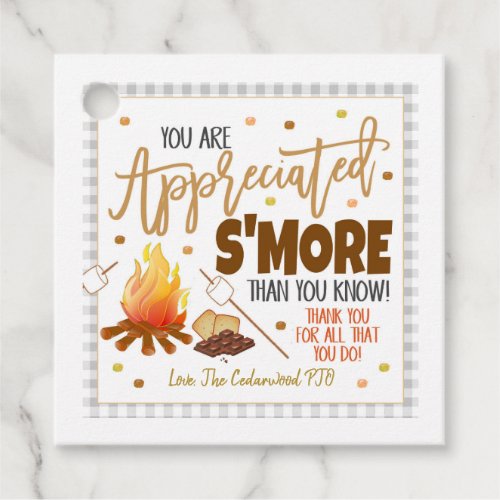 Appreciation Smores Gift Tag