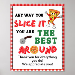 Appreciation Week Sign, Staff Appreciation Sign -
