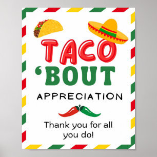 Appreciation Week Sign, Staff Appreciation Sign -
