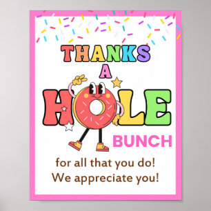 Appreciation Week Sign, Staff Appreciation Sign -