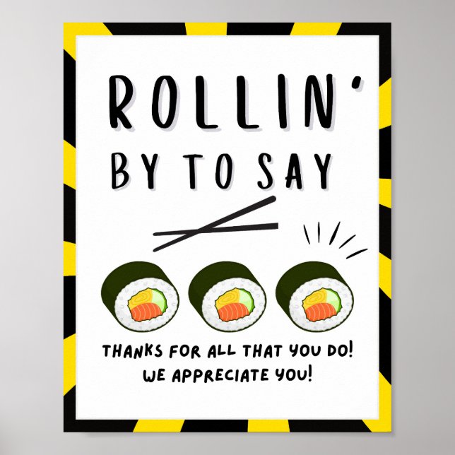 Appreciation Week Sign, Staff Appreciation Sign - (Front)