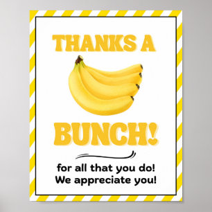 Appreciation Week Sign, Staff Appreciation Sign -