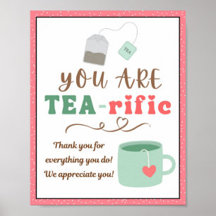 Appreciation Week Sign, Staff Appreciation Sign -