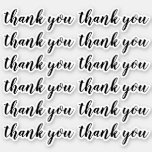 [ Thumbnail: Appreciative, Grateful "Thank You" Stickers ]
