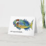 AppreciOCEAN cartoon parrot fish thank you card
