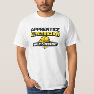 Apprentice Electrician Built Different Shirt