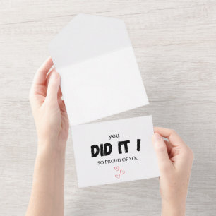Apprenticeship Congratulations Card – Yes You Did