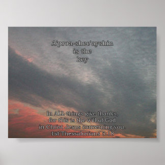 A'pproa-shee'ya-shin' is the key poster