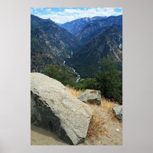 Approach to Kings Canyon Poster