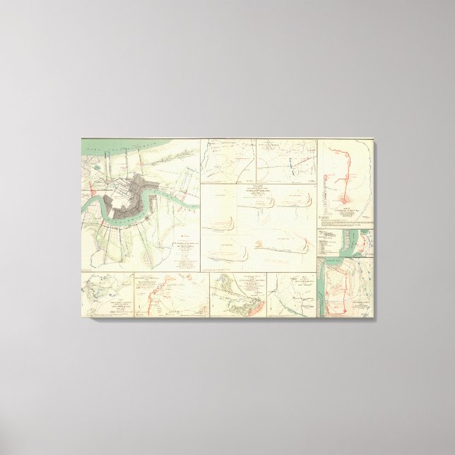 Approaches to New Orleans Canvas Print (Front)