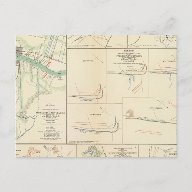 Approaches to New Orleans Postcard (Front)