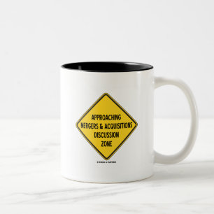 Approaching Mergers & Acquisitions Discussion Zone Two-Tone Coffee Mug