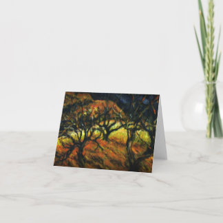 Approaching Storm - blank note card
