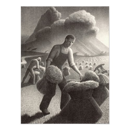 Approaching Storm by Grant Wood Photo Print