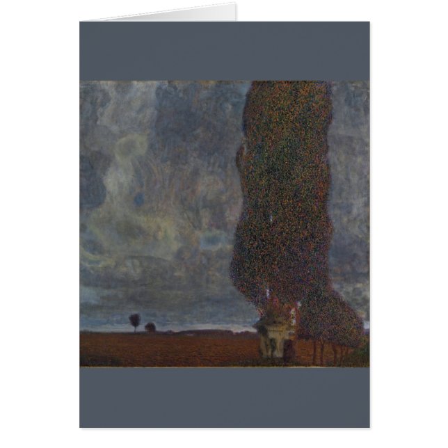 Approaching Thunderstorm Gustav Klimt Cards (Front)