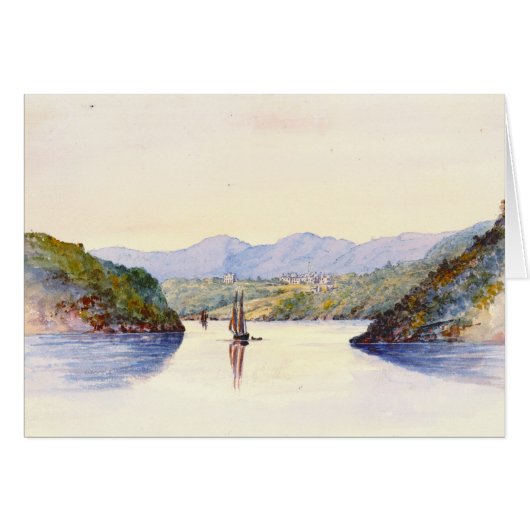 Approaching West Point New York 1846 Cards (Front Horizontal)
