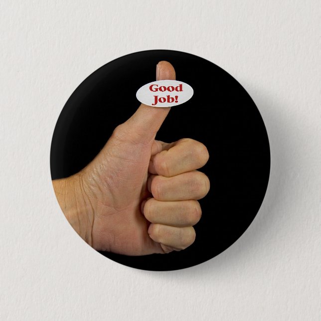 Approval Pinback Button (Front)