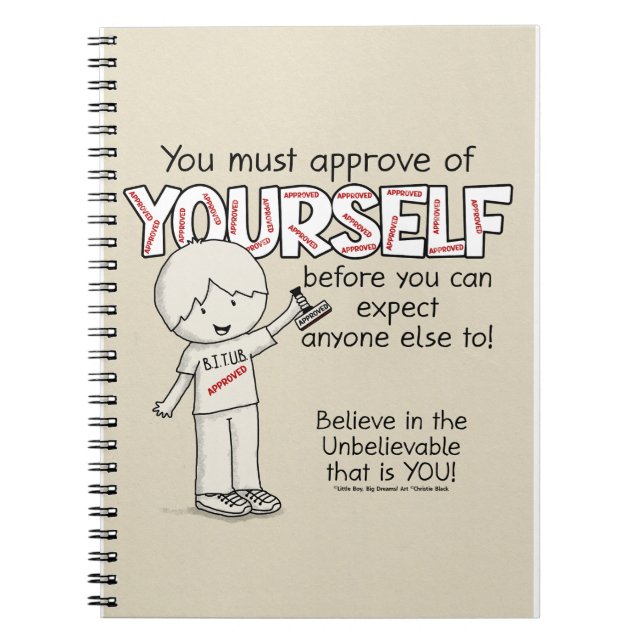 Approve of Yourself Notebook (Front)