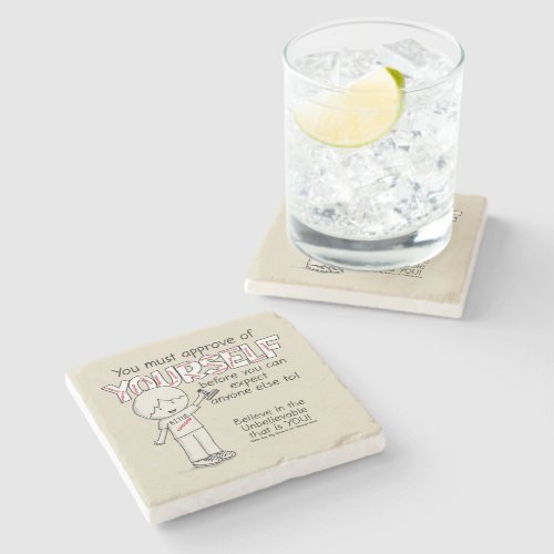 Approve of Yourself Stone Coaster