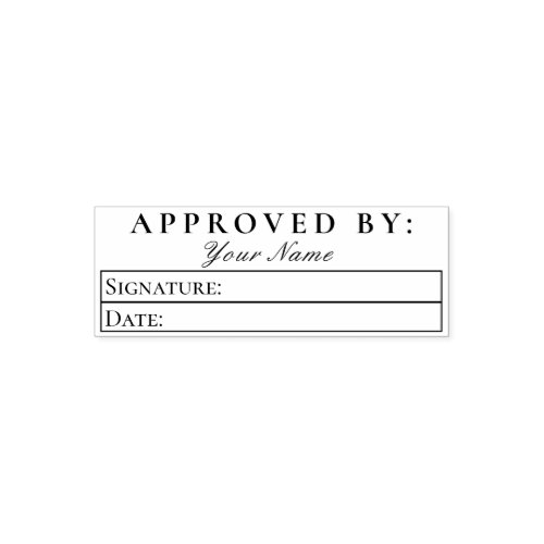 Approved Bookkeeping Signature Name Date Accepted Self_inking Stamp