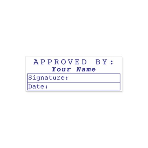 Approved Bookkeeping Signature Name Date Accepted Self_inking Stamp