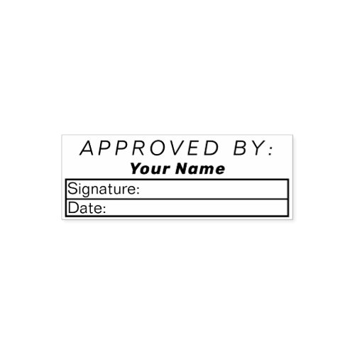 Approved By Bookkeeping Signature Name Date Self_inking Stamp