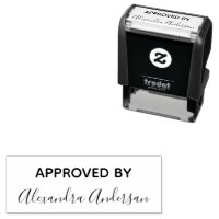 Approved By Simple Script Name Signature