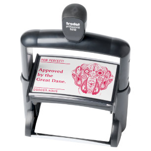 Approved by the Great Dane Self-inking Stamp