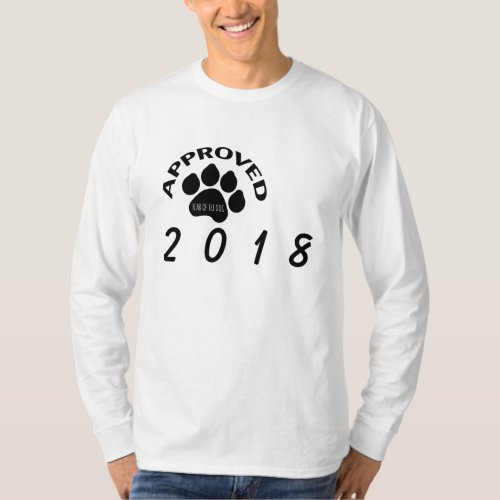 Approved Chinese Dog custom Year long sleeves Tee