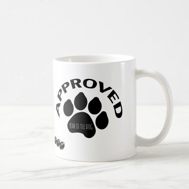 Approved Chinese Dog Year 2018 personalized Mug (Right)