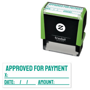 Approved For Payment  Self-inking Stamp