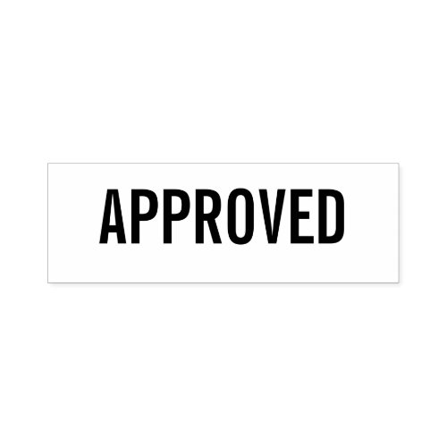 APPROVED label Self_inking Stamp