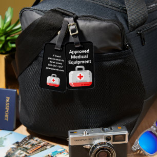 Approved Medical Equipment Luggage Tag
