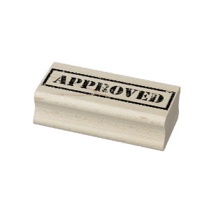 Approved Rubber Stamp