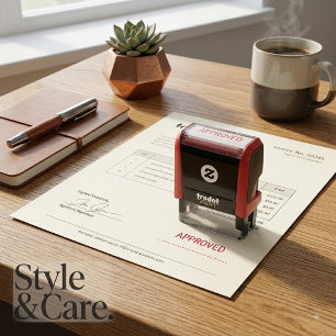 Approved Rubber Stamp Custom Self Inking Signature
