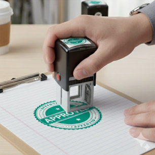Approved Self Inking Rubber Stamp