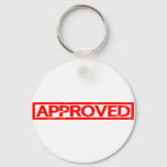 Approved Stamp Keychain