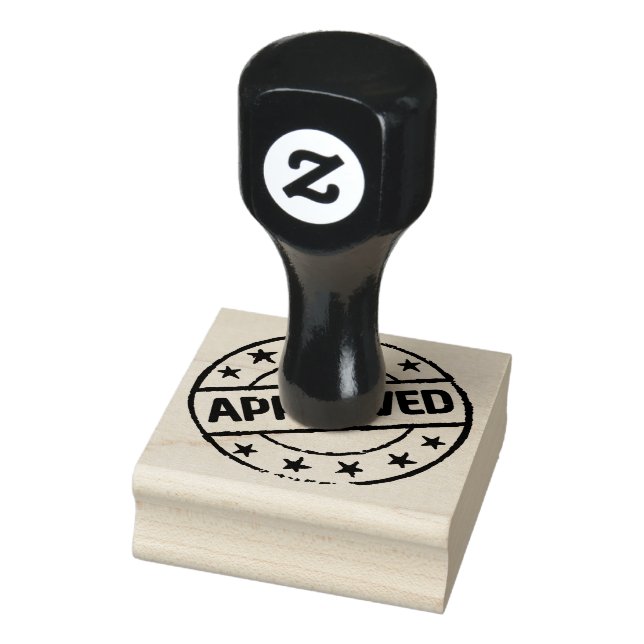 APPROVED Wood Art Smooth Impressions Emerald Green Rubber Stamp (Stamp)