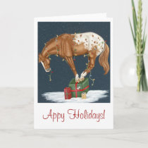 Appy Holidays! Appaloosa Christmas Card