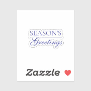 appy New Year Merry Christmas Holiday Sticker