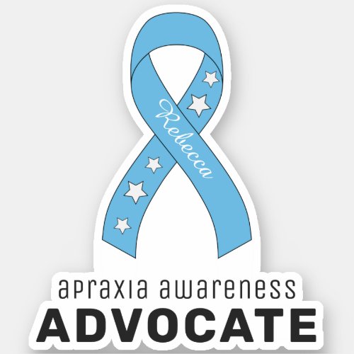 Apraxia Awareness Advocate Vinyl Sticker