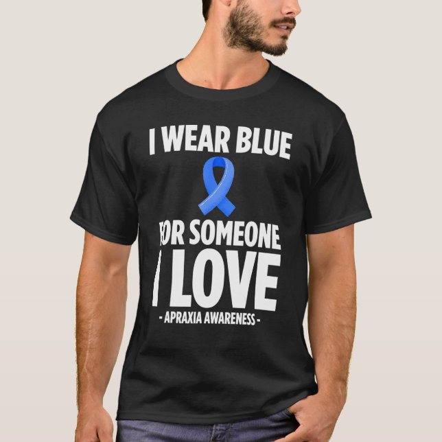 Apraxia Awareness Survivor Love Warrior T-Shirt (Front)