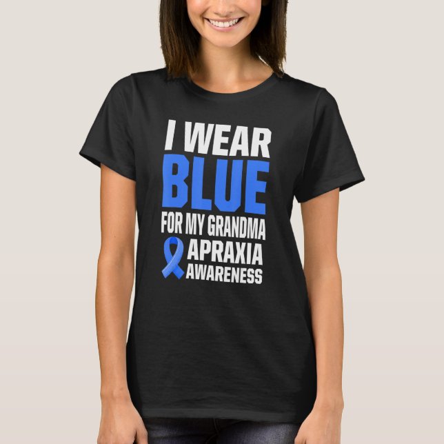 Apraxia Awareness Survivor Wear Warrior 11 T-Shirt (Front)